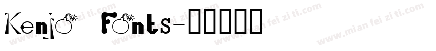Kenjo Fonts字体转换